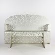 1997 Richard Schultz Topiary Outdoor Seating Bench   Sofa Custom Aluminum Finish Fashion