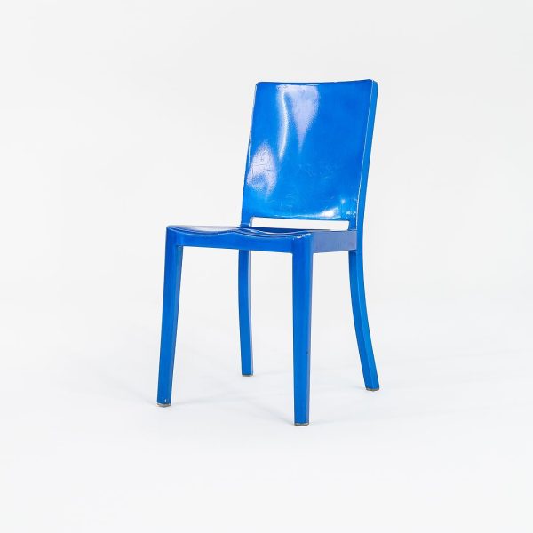 2004 Hudson Chair by Phillipe Starck for Emeco in Blue Powder Coated Steel Hot on Sale