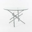 1980s Theodore Waddell for Cassina 714 Tensegrity Chromed Steel Dining Table Cheap