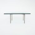 1960s Barcelona Coffee Table by Mies van der Rohe for Knoll & Treitel Gratz in Stainless and Glass 3x Available For Sale