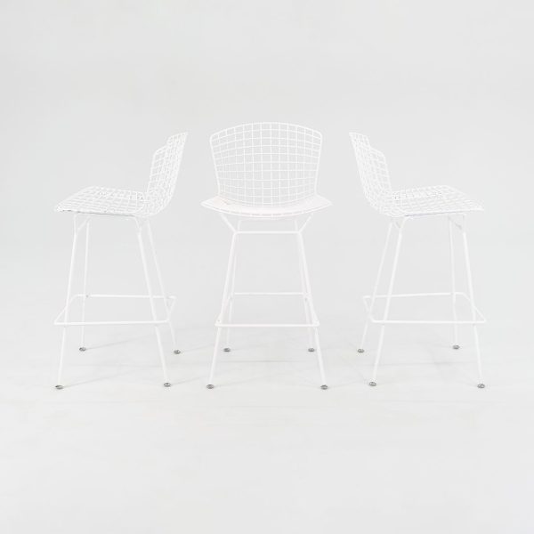 2011 Bertoia Bar Stool, Model 428C by Harry Bertoia for Knoll 8x Available For Sale