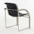 Prototype Richard Schultz 2002 Collection Stainless & Leather Dining Chair Supply