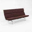 2006 Herman Miller Eames Sofa Compact with New Brown Fabric Upholstery Online now