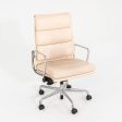 2010 Herman Miller Eames Soft Pad Executive Desk Chair in Wheat Leather with Pnuematic Base Hot on Sale