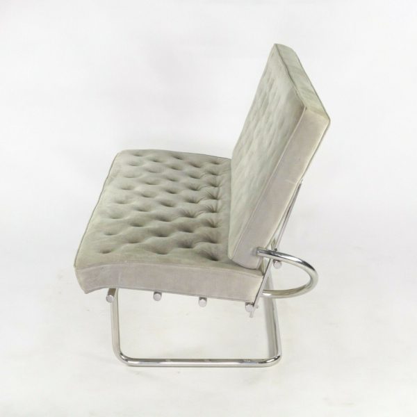 1980s Marcel Breuer for Tecta Gray Suede F40 Settee   Sofa Made in Germany Online Sale