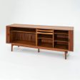 1960S Model-37 Tambour-Door Teak Credenza Cabinet By Arne Vodder For Sibast Mobler Teak Hot on Sale