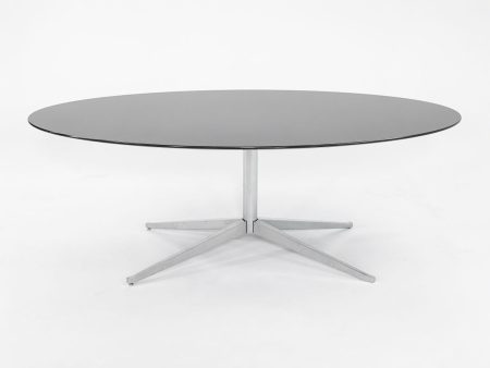 2019 Florence Knoll Polished Black Marble Dining Table   Desk 78x48 inch on Sale