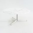 1968 T105 Dining Table by Preben Fabricius and Jorgen Kastholm for Kill International in White Marble and Aluminum Online Hot Sale