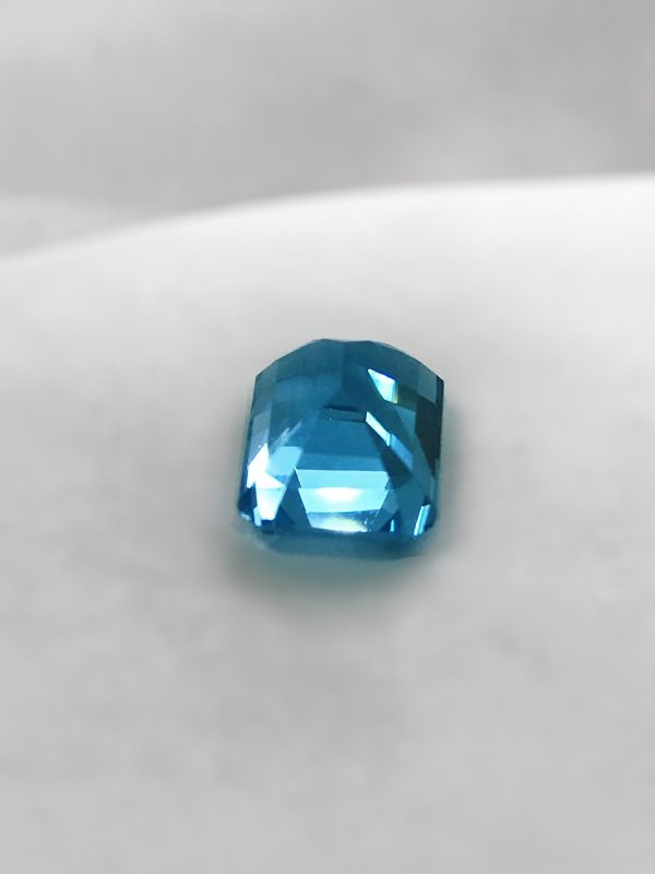 Gemstone Genuine Swiss Blue Topaz Emerald Cut loose Hot on Sale