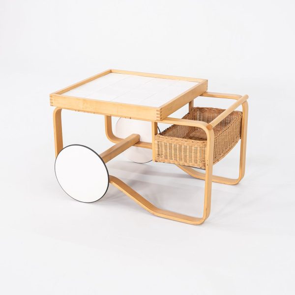 1970s Alvar and Aino Aalto for Artek Tea Trolley in Birch with Ceramic Tile Online Hot Sale