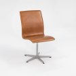 1973 Pair of Oxford Chairs, Model 3171T by Arne Jacobsen for Fritz Hansen in New Cognac Leather Online Sale