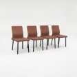 1986 Set of Four Mandarin Dining Chairs, Armless by Ettore Sottsass for Knoll in Fabric Hot on Sale