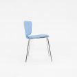 2012 Wrapp Dining Side Chair by Marc Krusin for Coalesse in Blue Fabric 14x Available Discount