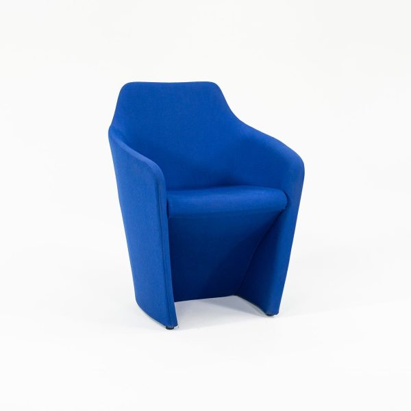 2017 Venus Armchair, Model VS1 by Simon Pengelly for Allermuir in Blue Hopsack Fabric Discount