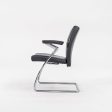 2003 Art Collection Armchair by Walter Knoll in Dark Grey Leather 16x Available For Sale