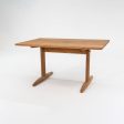 1970s Borge Mogensen Shaker Trestle Base Dining Table for Haarby C.M. Madsen Denmark Online