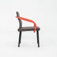 2004 Ettore Sottsass for Knoll Mandarin Dining Chair in Orange with Multi Pattern Upholstery 6x Available Fashion