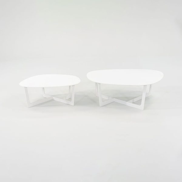 2010s Erik Jorgensen Insula Coffee Table by Ernst & Jensen in White Small 2x Available Fashion