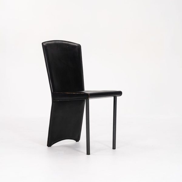 1987 Armida Dining Chair by Andrea Branzi for Zanotta Leather, Steel Online Sale