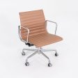 2010s Herman Miller Eames Aluminum Group Management Desk Chair in Brown Leather Online Hot Sale