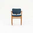 C. 1949 Set of Four Knoll Domus Dining Chairs by Ilmari Tapiovaara for with New Blue Fabric Fashion