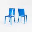 2004 Hudson Chair by Phillipe Starck for Emeco in Blue Powder Coated Steel Hot on Sale