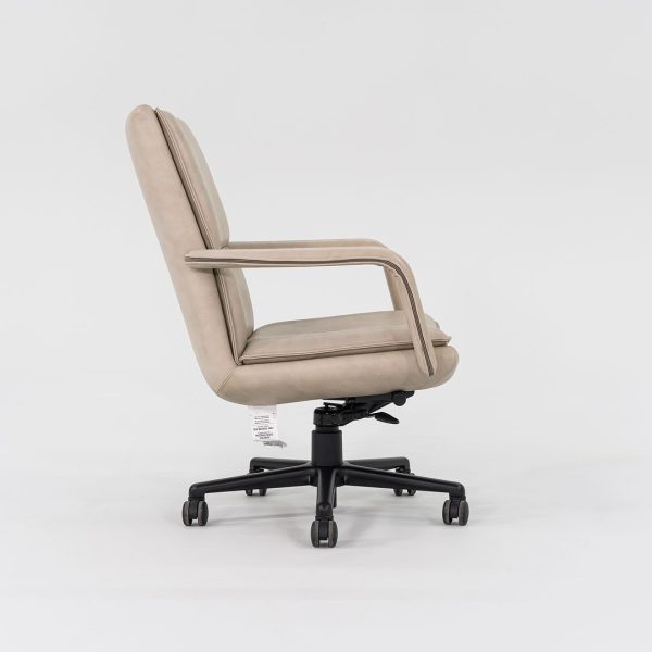 2010s Elite Desk Chair, Model 597-5 by Ed Keilhauer for Keilhauer in Beige Leather Multiple Available Online now