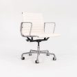 2022 Aluminum Group Management Desk Chair, Model EA335 by Ray and Charles Eames for Herman Miller in White Leather Online