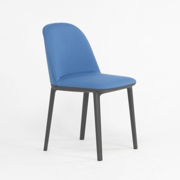 2019 Vitra Softshell Side Chair w  Light Blue Fabric by Ronan & Erwan Bouroullec For Sale