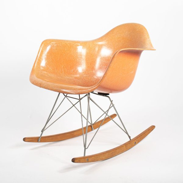 1953 Eames RAR Rocking Chair by Charles and Ray Eames for Herman Miller in Fiberglass Sale