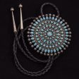 Zuni Bolo - Sterling Silver and Turquoise For Sale