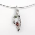 Branches  Solid Sterling Silver Branch Tourmaline and Diamond Necklace Online Hot Sale