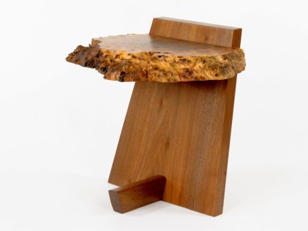 Mira Nakashima George Nakashima Woodworker Claro Walnut Burl Kevin End Table Cheap