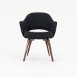 2018 Saarinen Executive Chair with Arms, 71A by Eero Saarinen for Knoll in Oak with Fabric Upholstery Cheap