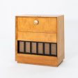 C. 1941 Gilbert Rohde for Herman Miller Paldao Burled Acacia Speaker Cabinet Hot on Sale