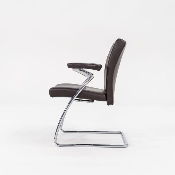 2003 Art Collection Arm Chair by Walter Knoll in Leather 10x Available For Cheap