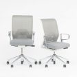 2015 Gray Vitra ID Mesh Desk Chairs by Antonio Citterio Polished Arms   Bases For Sale