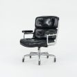 1968 Time Life Executive Desk Chair, Model 3474 by Charles and Ray Eames for Herman Miller in Black Leather with 5-Star Base 12+ Available Sale