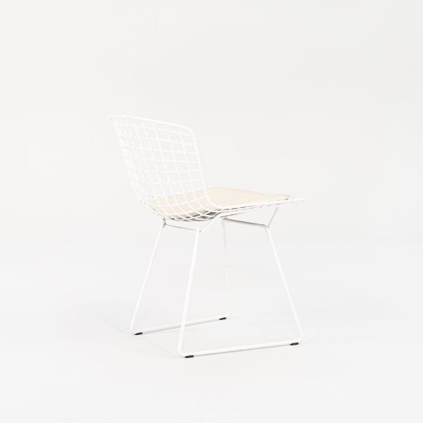 2010s Knoll Bertoia Side Chair, Model 420c by Harry Bertoia for Knoll Steel, Powdercoat, Vinyl Online now