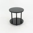 1980s Pace Collection Black Lacquered Occasional Table on Casters Sale