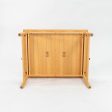 1980s Danish Modern Oak Desk   Dining Table 40 x 50 x 28.5 inches Fashion