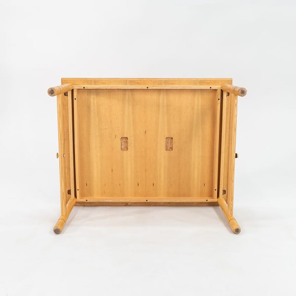 1980s Danish Modern Oak Desk   Dining Table 40 x 50 x 28.5 inches Fashion