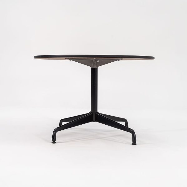 2011 Herman Miller Eames Contract Dining   Cafe Table with 42 inch Round Faux Oak Top 3x Available Hot on Sale