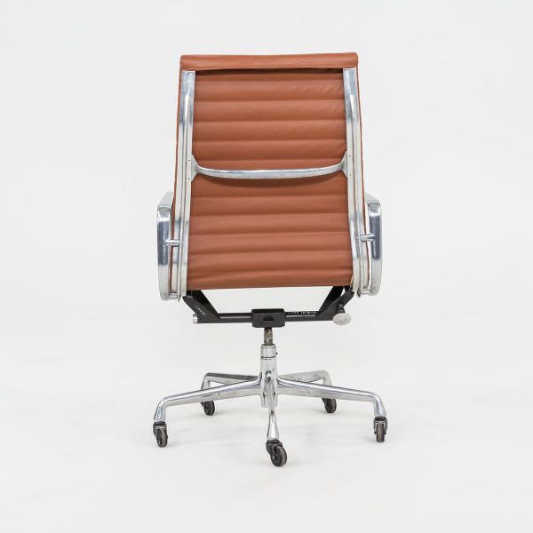 2010s Herman Miller Eames Aluminum Group Executive Desk Chair in Cognac Leather Online