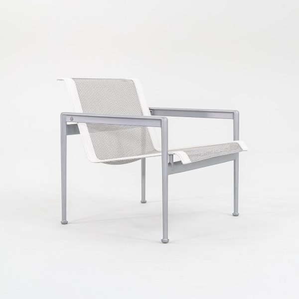 2022 1966 Lounge Chair -1966-25 by Richard Schultz for Knoll Aluminum, Powdercoat, Polyester Mesh on Sale