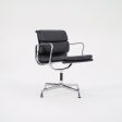 2000 Soft Pad Management Chair, EA208 by Charles and Ray Eames for Vitra in Black Leather 10x Available Discount