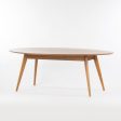 Custom Jens Risom Knoll 78 in Oval Walnut Dining Conference Table Online Hot Sale