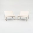 2006 B.2 Armless Lounge Chair by Fabien Baron for Bernhardt Design in White Leather 4x Available Online Hot Sale