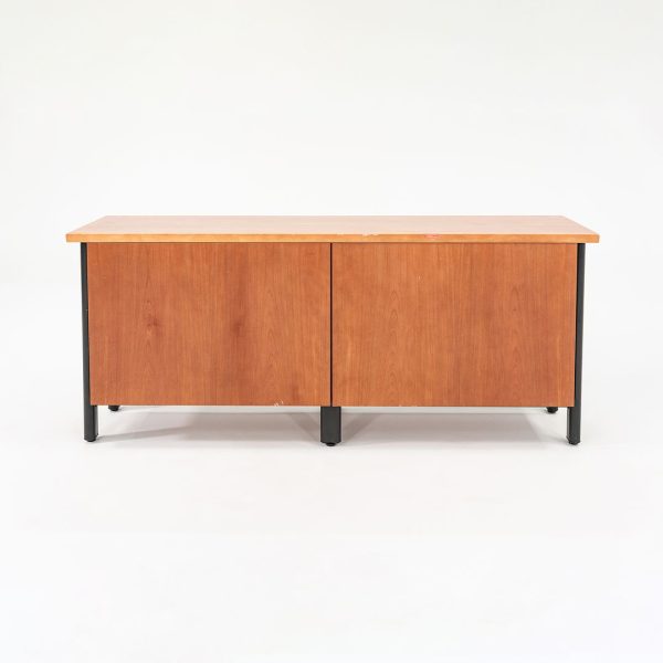 1990s Propeller Credenza Cabinet by Emanuela Frattini for Knoll International in Cherry Discount