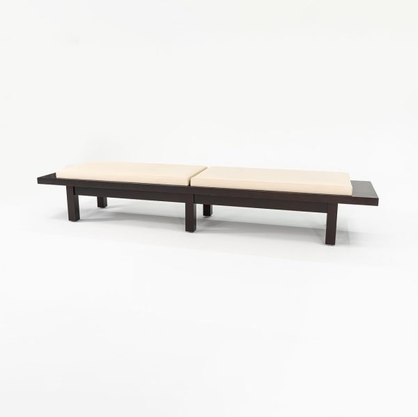 Cordovan Bench by Christian Liaigre for Holly Hunt in Leather 2x Available Discount